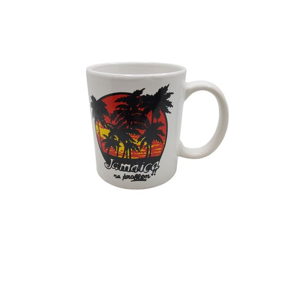 vintage porcelain jamaica no problem coffee mug - Picture 2 of 4